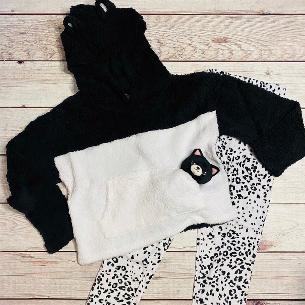 📌 🆕 Justice • Faux Sherpa • Kitten • Pajama Set